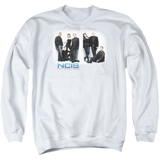 NCIS : WHITE ROOM ADULT CREW NECK SWEATSHIRT WHITE LG