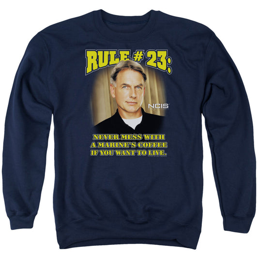 NCIS : RULE 23 ADULT CREW NECK SWEATSHIRT NAVY 2X