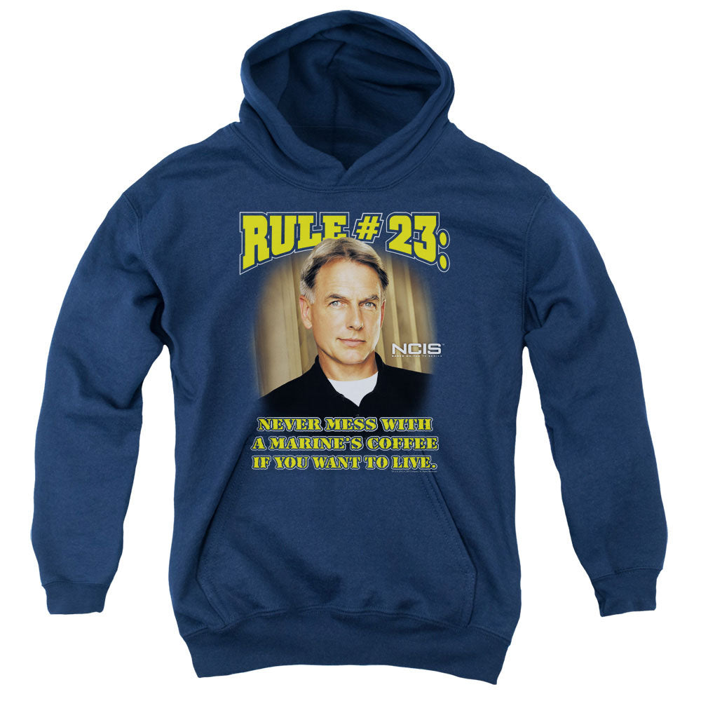 NCIS : RULE 23 YOUTH PULL OVER HOODIE NAVY LG