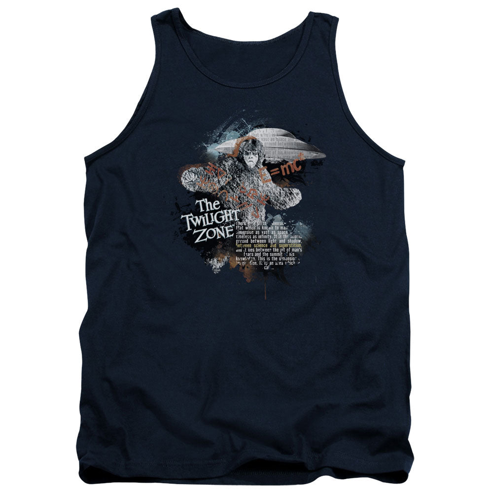 TWILIGHT ZONE : SCIENCE AND SUPERSTITION ADULT TANK NAVY 2X