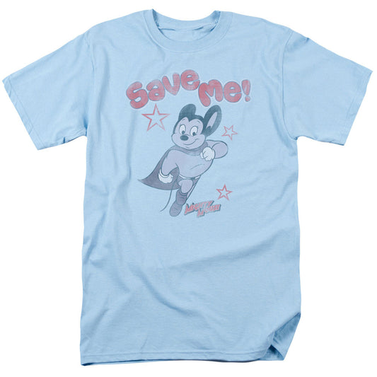 MIGHTY MOUSE : SAVE ME S\S ADULT 18\1 LIGHT BLUE 2X