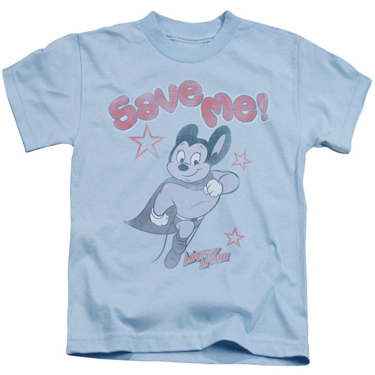 MIGHTY MOUSE : SAVE ME S\S JUVENILE 18\1 LIGHT BLUE SM (4)