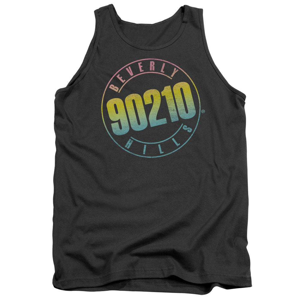 90210 : COLOR BLEND LOGO ADULT TANK CHARCOAL 2X