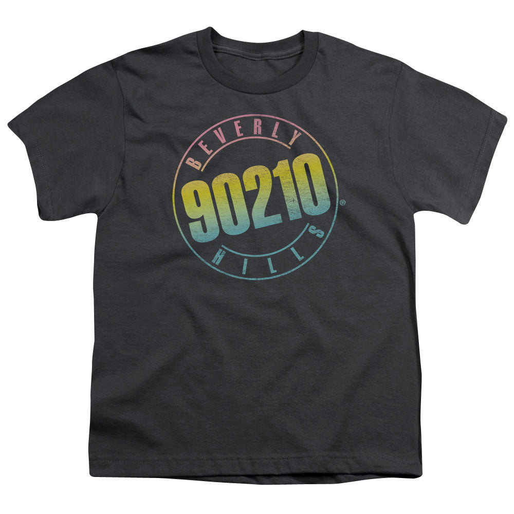 90210 : COLOR BLEND LOGO S\S YOUTH 18\1 CHARCOAL XS