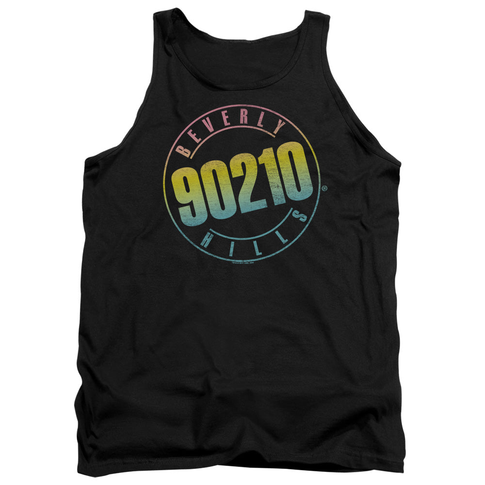 90210 : COLOR BLEND LOGO ADULT TANK Black MD