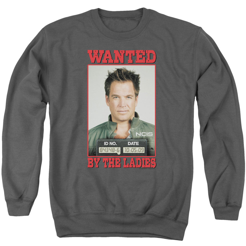 NCIS : WANTED ADULT CREW NECK SWEATSHIRT CHARCOAL 2X