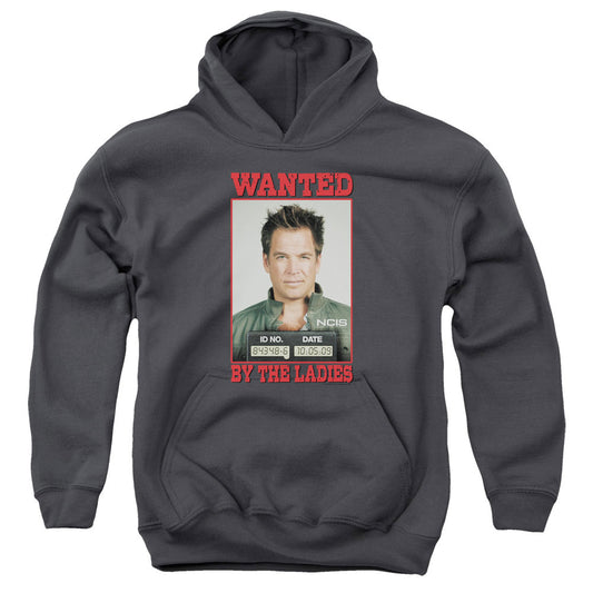 NCIS : WANTED YOUTH PULL OVER HOODIE CHARCOAL LG