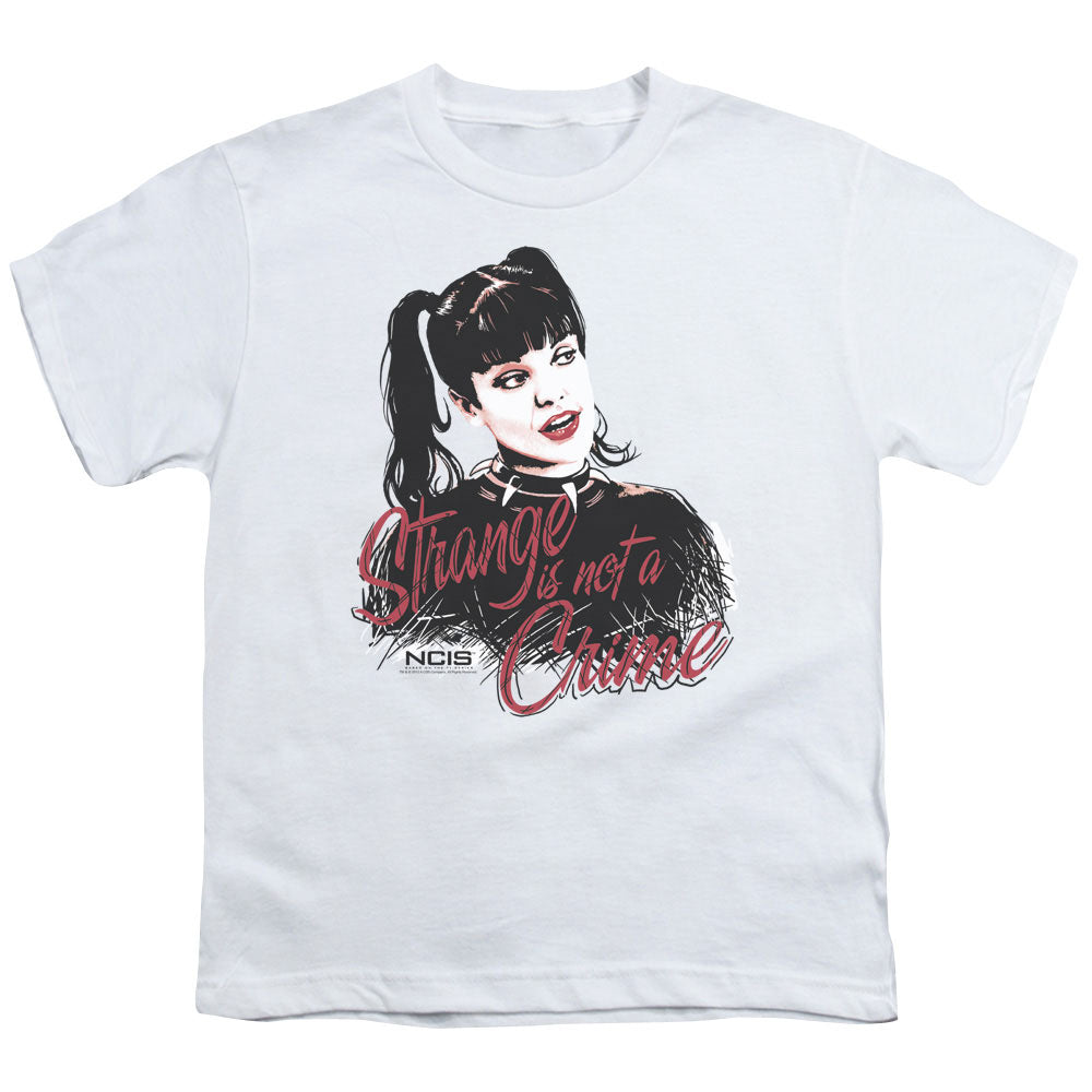 NCIS : STRANGE IS NOT A CRIME S\S YOUTH 18\1 WHITE XL