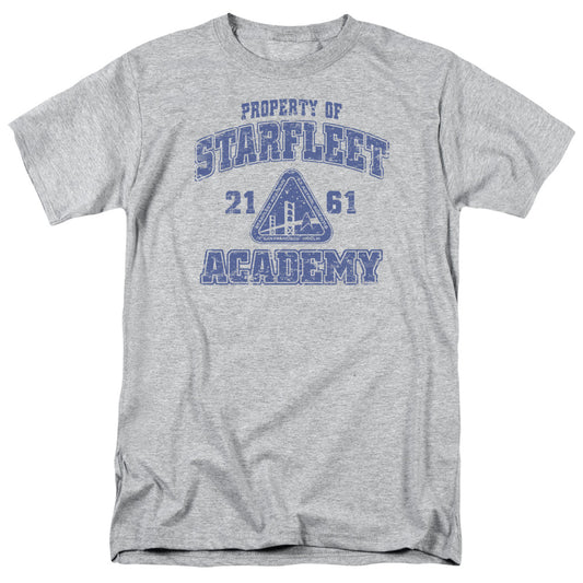 STAR TREK : OLD SCHOOL S\S ADULT 18\1 ATHLETIC HEATHER 3X