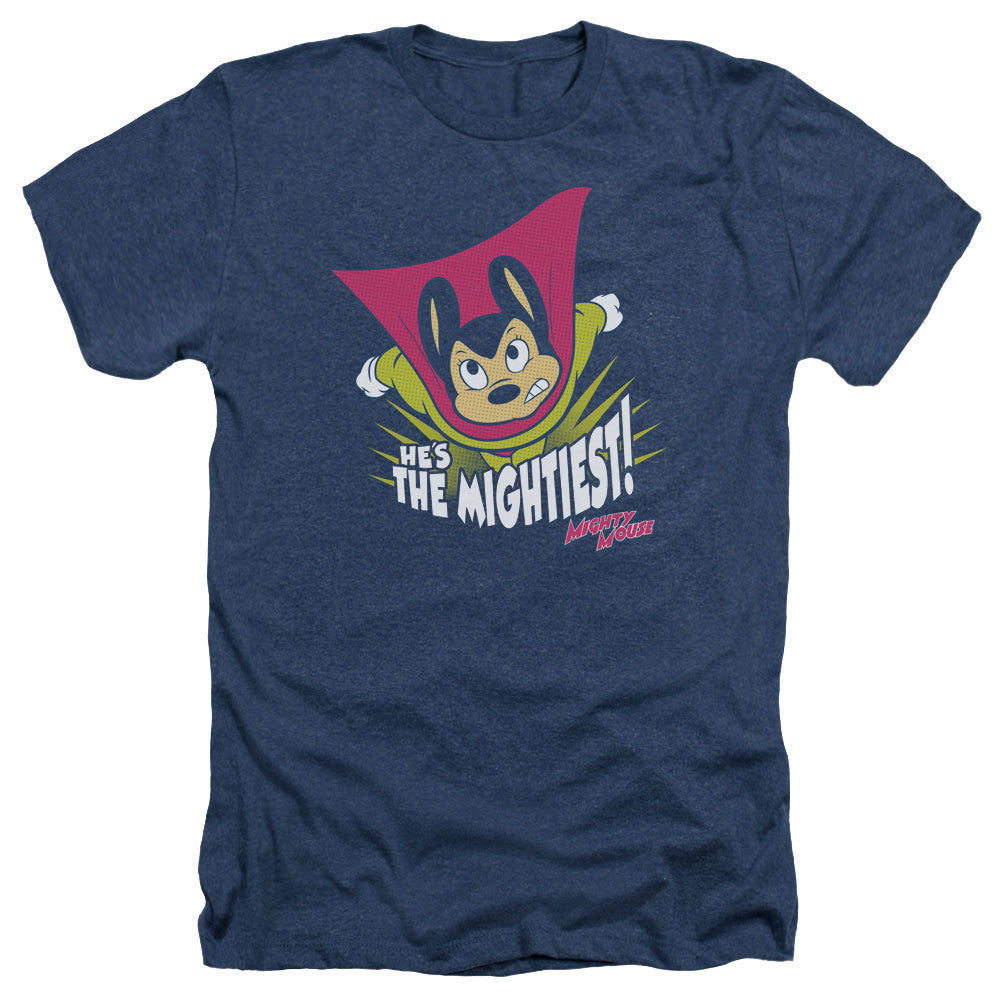 MIGHTY MOUSE : THE MIGHTIEST ADULT HEATHER Navy 2X