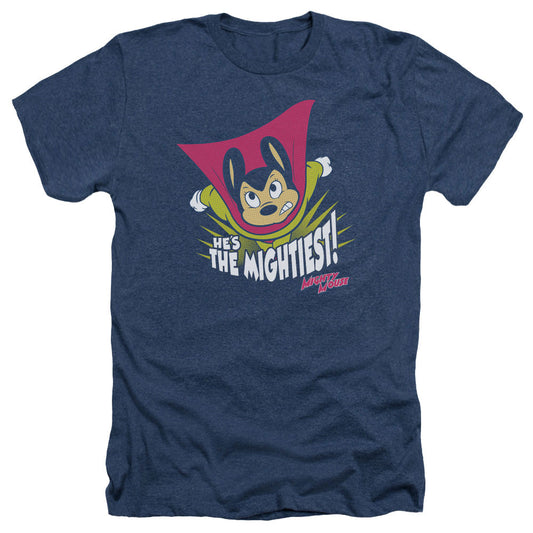 MIGHTY MOUSE : THE MIGHTIEST ADULT HEATHER Navy 2X