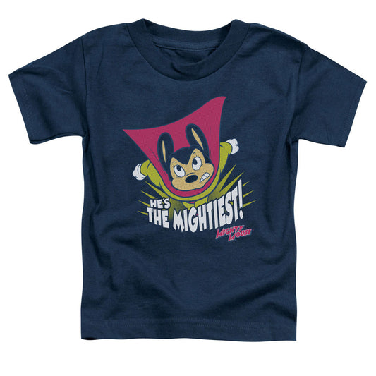 MIGHTY MOUSE : THE MIGHTIEST S\S TODDLER TEE Navy SM (2T)