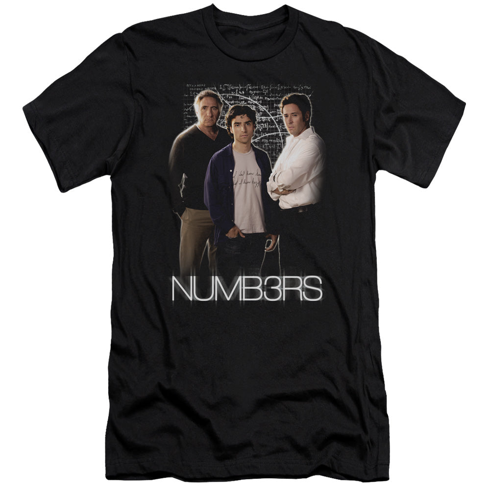 NUMB3ERS : EQUATIONS PREMIUM CANVAS ADULT SLIM FIT 30\1 BLACK 2X