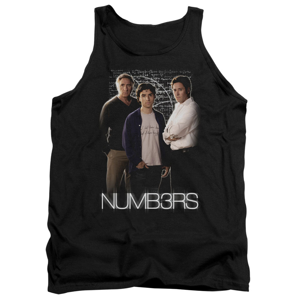 NUMB3ERS : EQUATIONS ADULT TANK BLACK XL