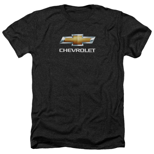 CHEVROLET : CHEVY BOWTIE STACKED ADULT HEATHER Black 2X