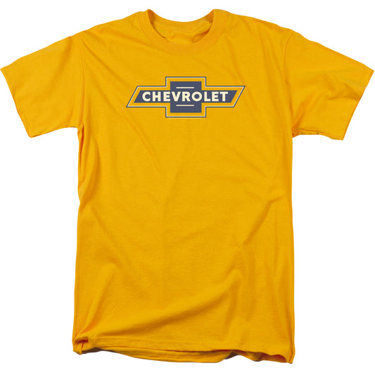 CHEVROLET : BLUE AND GOLD VINTAGE BOWTIE S\S ADULT 18\1 Gold 2X