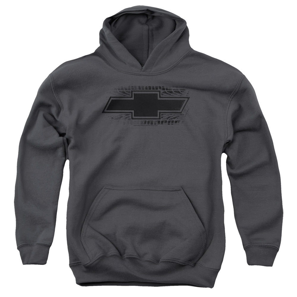 CHEVROLET : BOWTIE BURNOUT YOUTH PULL OVER HOODIE Charcoal MD