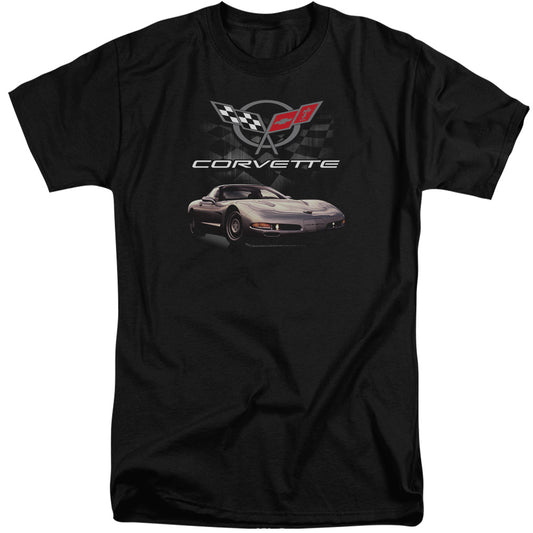 CHEVROLET : CHECKERED PAST ADULT TALL FIT SHORT SLEEVE Black XL