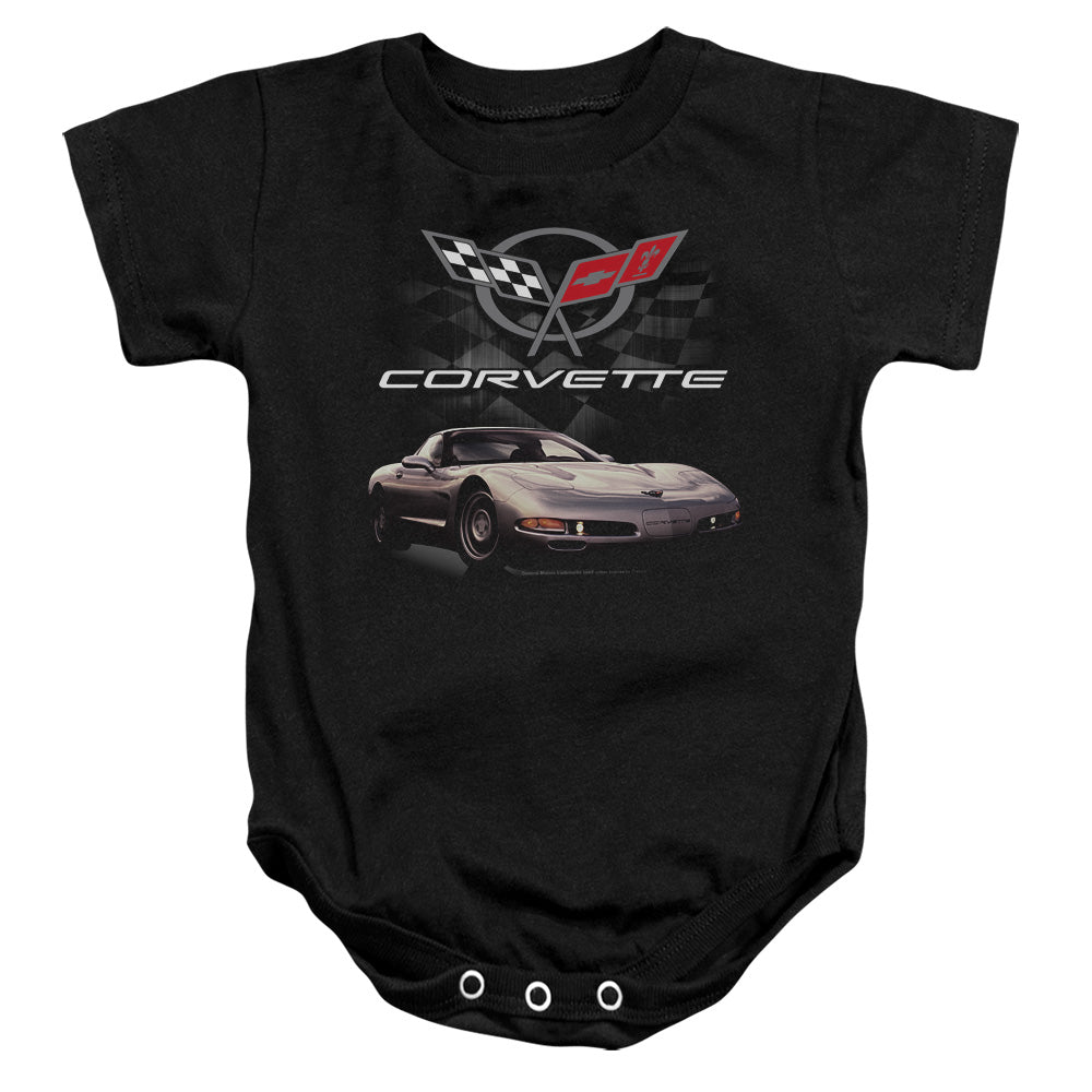 CHEVROLET : CHECKERED PAST INFANT SNAPSUIT Black LG (18 Mo)