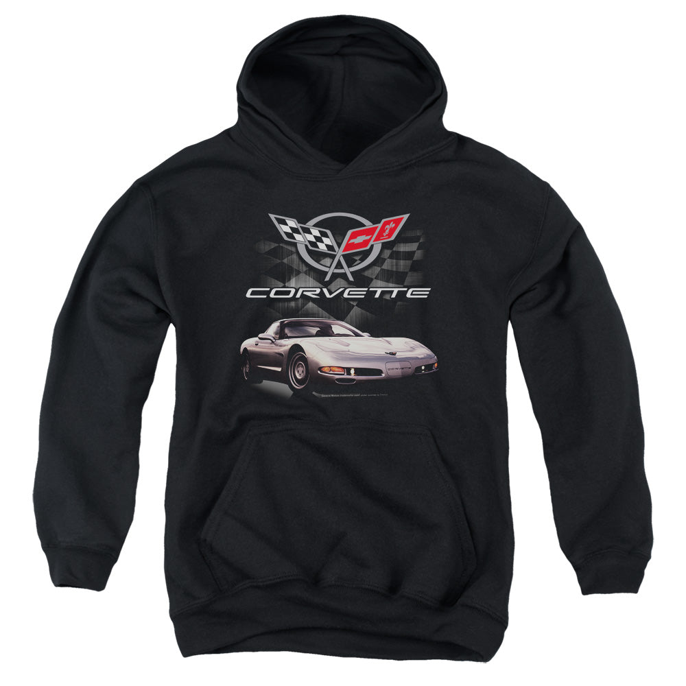 CHEVROLET : CHECKERED PAST YOUTH PULL OVER HOODIE Black LG