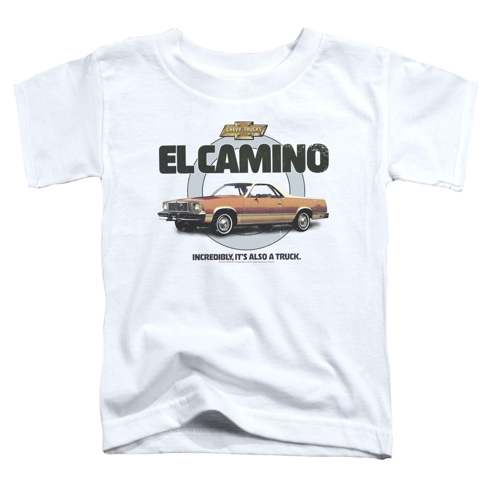 CHEVROLET : ALSO A TRUCK S\S TODDLER TEE White LG (4T)