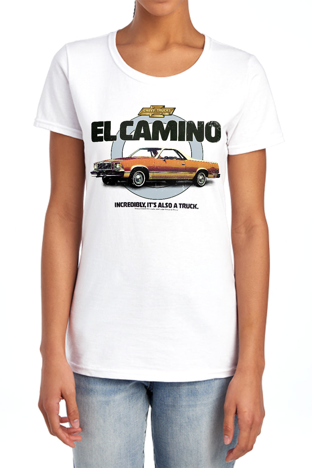 CHEVROLET : ALSO A TRUCK S\S WOMENS TEE White 2X