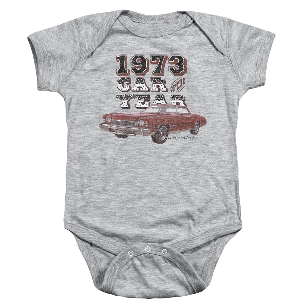 CHEVROLET : CAR OF THE YEAR INFANT SNAPSUIT Athletic Heather LG (18 Mo)