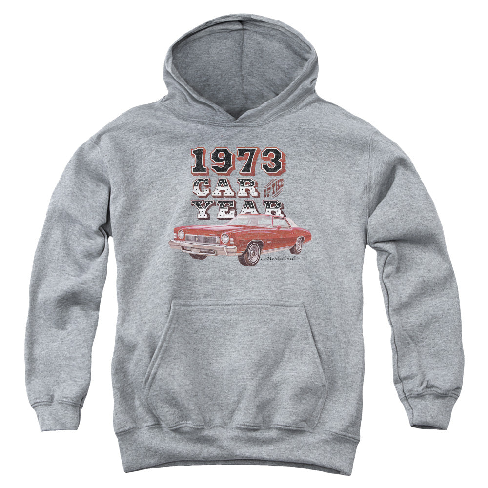 CHEVROLET : CAR OF THE YEAR YOUTH PULL OVER HOODIE Athletic Heather XL