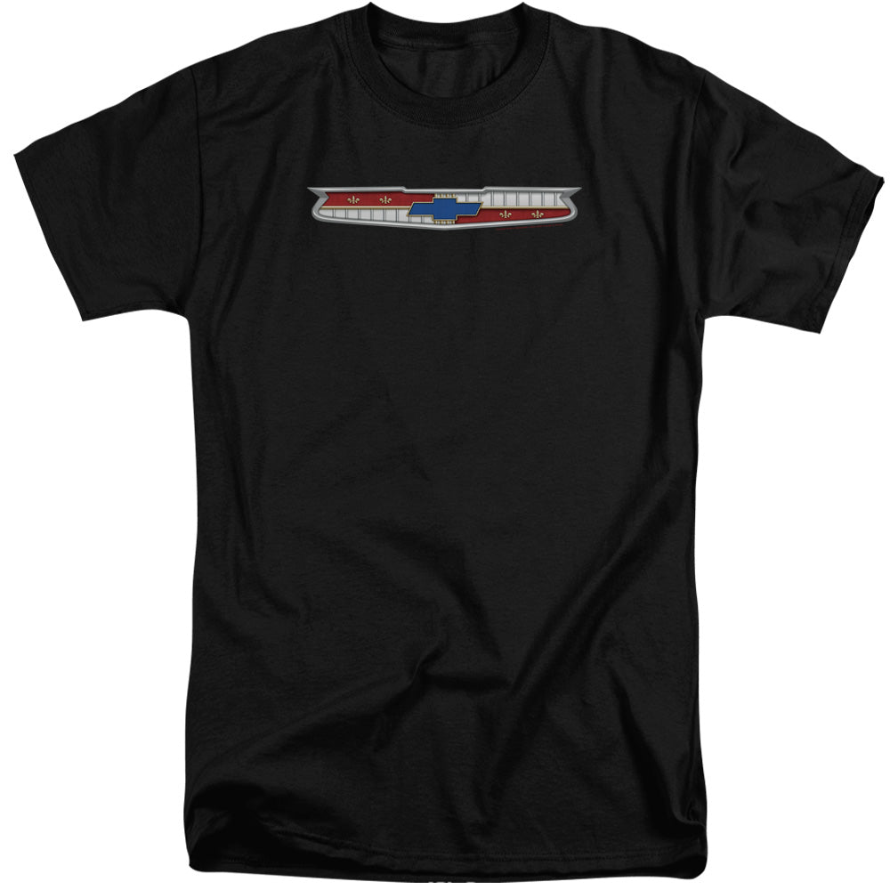 CHEVROLET : 56 BEL AIR EMBLEM ADULT TALL FIT SHORT SLEEVE Black 2X