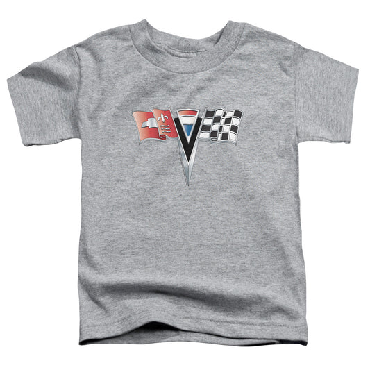 CHEVROLET : 2ND GEN VETTE NOSE EMBLEM S\S TODDLER TEE Athletic Heather MD (3T)