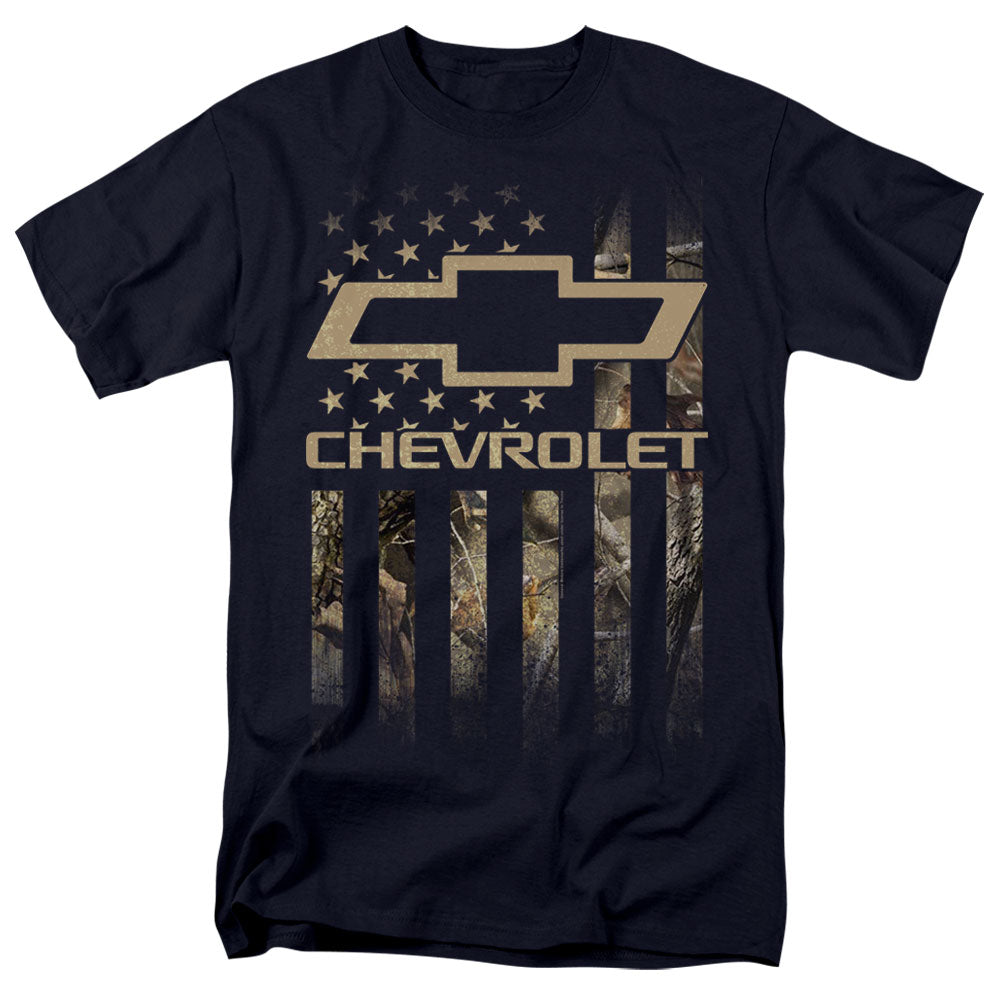 CHEVROLET : CAMO FLAG S\S ADULT 18\1 Navy LG