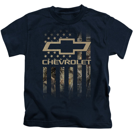 CHEVROLET : CAMO FLAG S\S JUVENILE 18\1 Navy MD (5\6)