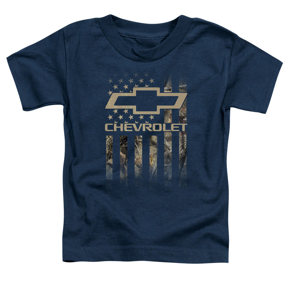 CHEVROLET : CAMO FLAG S\S TODDLER TEE Navy LG (4T)