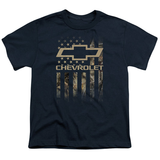 CHEVROLET : CAMO FLAG S\S YOUTH 18\1 Navy XS