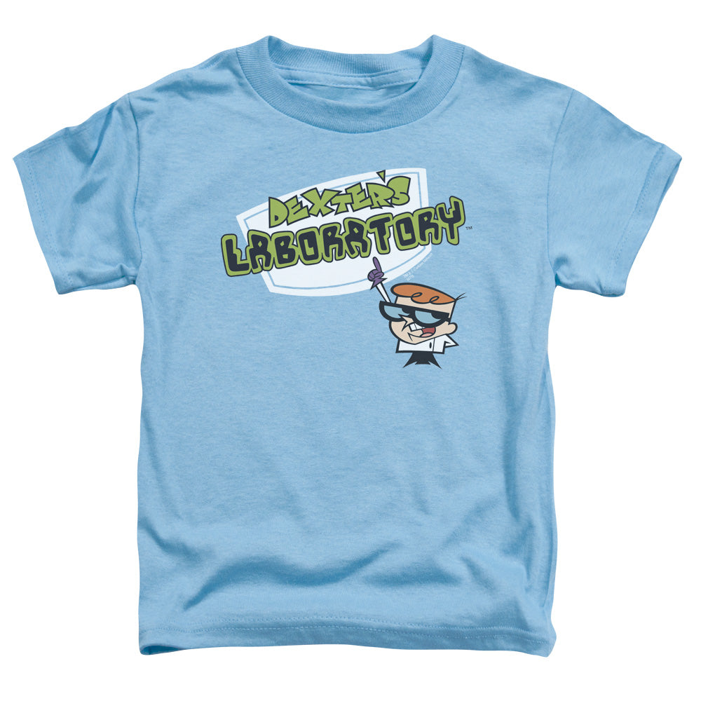 DEXTER'S LABORATORY : LOGO S\S TODDLER TEE CAROLINA BLUE LG (4T)