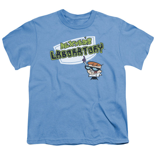 DEXTER'S LABORATORY : LOGO S\S YOUTH 18\1 CAROLINA BLUE LG