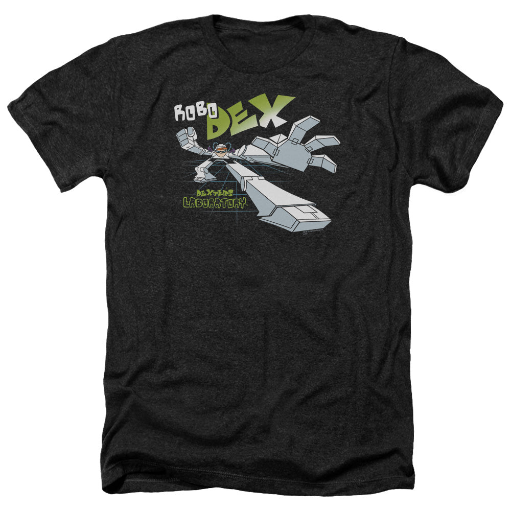 DEXTER'S LABORATORY : ROBO DEX ADULT HEATHER BLACK XL