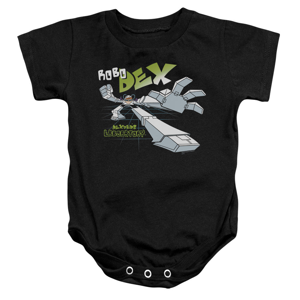 DEXTER'S LABORATORY : ROBO DEX INFANT SNAPSUIT Black LG (18 Mo)