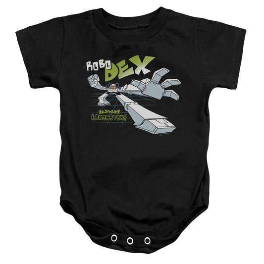 DEXTER'S LABORATORY : ROBO DEX INFANT SNAPSUIT Black SM (6 Mo)