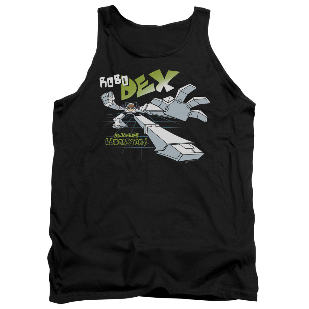 DEXTER'S LABORATORY : ROBO DEX ADULT TANK BLACK 2X