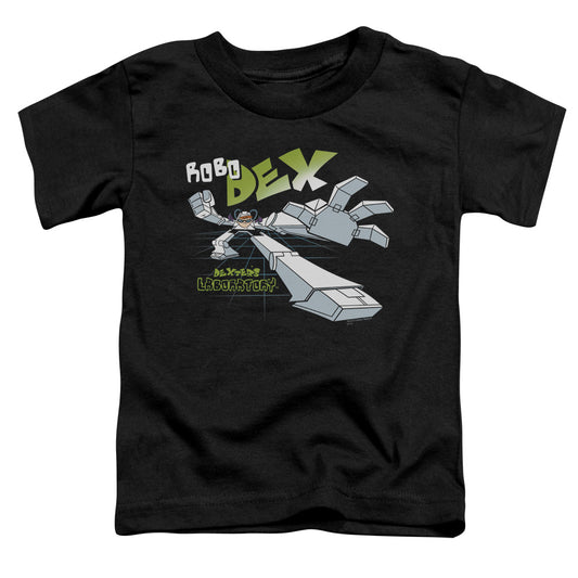 DEXTER'S LABORATORY : ROBO DEX S\S TODDLER TEE BLACK LG (4T)