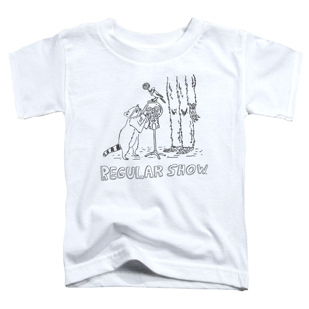 REGULAR SHOW : TATTOO ART TODDLER SHORT SLEEVE White XL (5T)