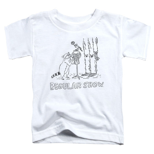 REGULAR SHOW : TATTOO ART TODDLER SHORT SLEEVE White XL (5T)