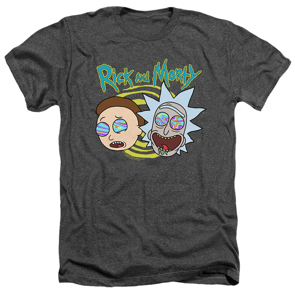 RICK AND MORTY : BLOWN MINDS ADULT HEATHER Black 2X