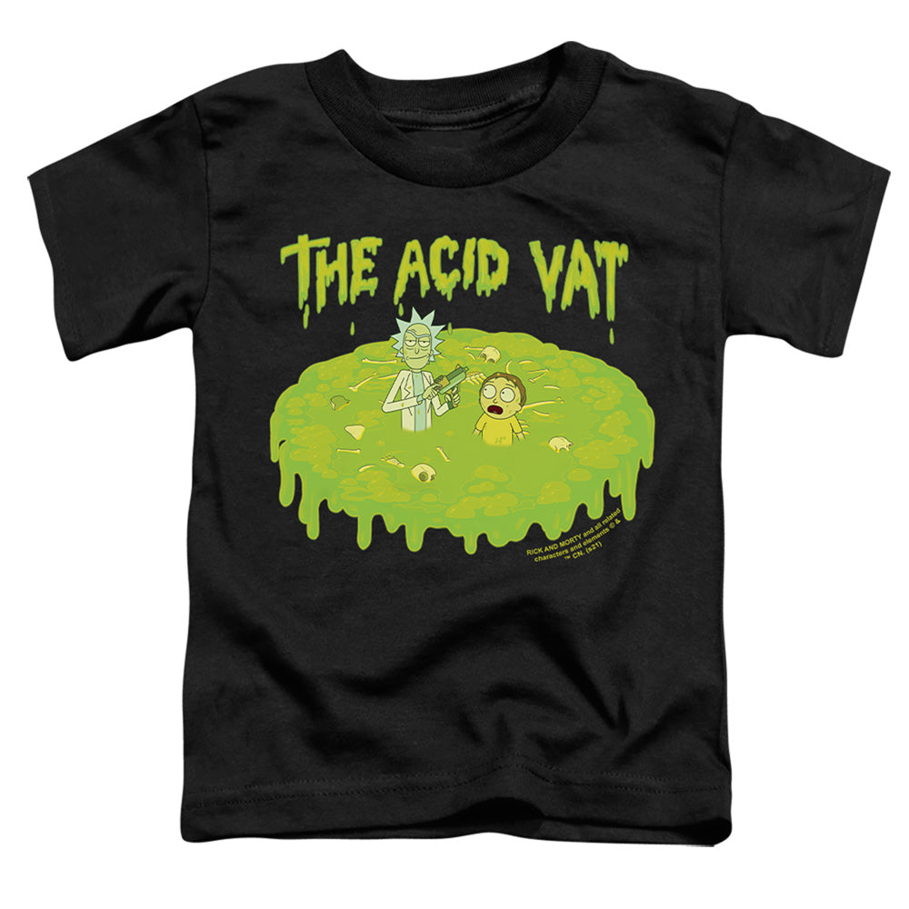 RICK AND MORTY : THE ACID VAT S\S TODDLER TEE Black LG (4T)