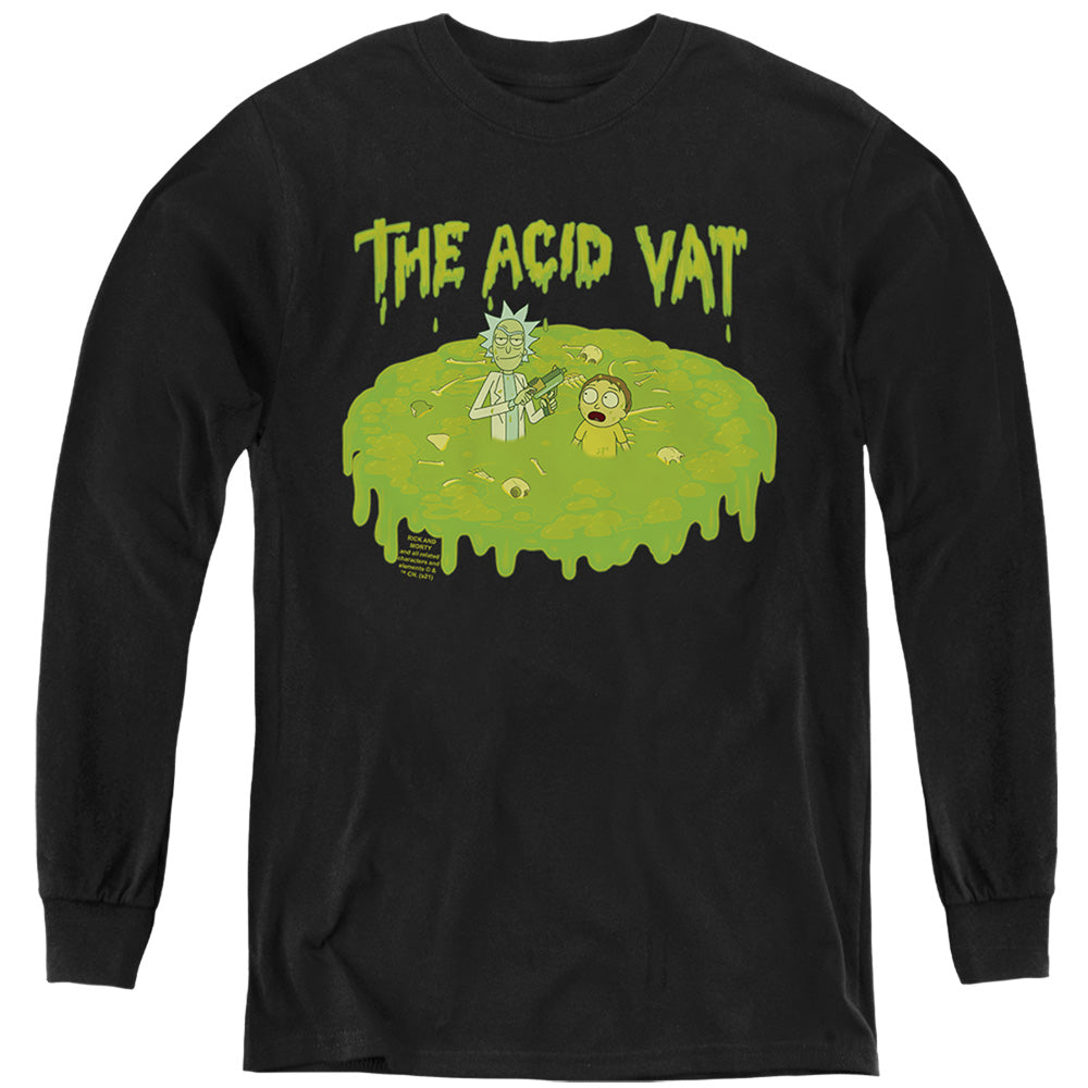 RICK AND MORTY : THE ACID VAT L\S YOUTH Black LG