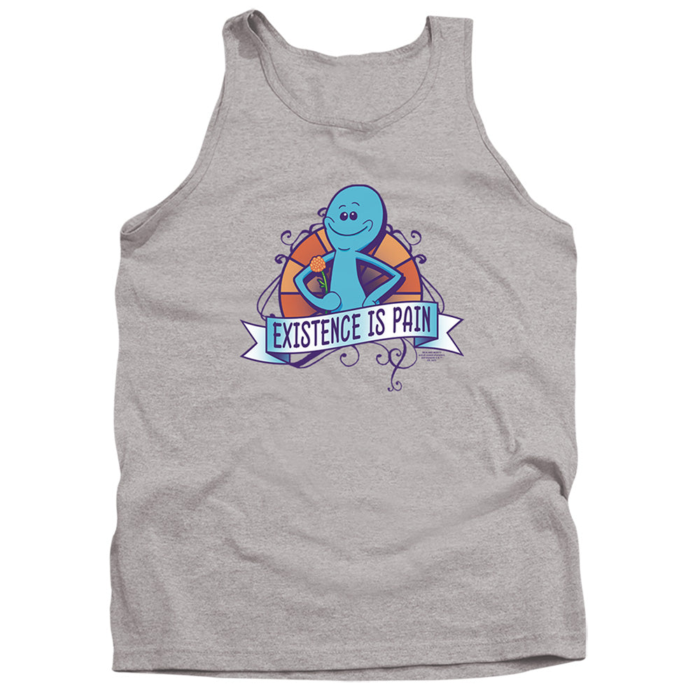 RICK AND MORTY : EXISTENCE IS PAIN ADULT TANK Athletic Heather 2X