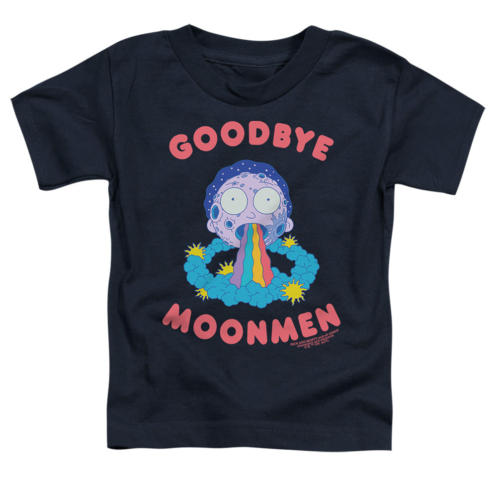 RICK AND MORTY : GOODBYE MOONMEN S\S TODDLER TEE Navy SM (2T)