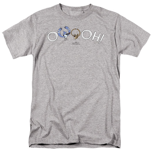 REGULAR SHOW : OOOOH S\S ADULT 18\1 Athletic Heather XL