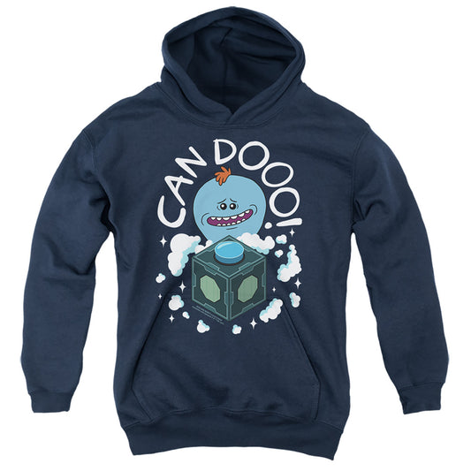 RICK AND MORTY : CAN DO YOUTH PULL OVER HOODIE Navy SM